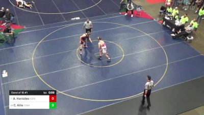 212 lbs Consi Of 16 #1 - Aris Haniotes, Hopewell vs Cameron Allis, Towanda