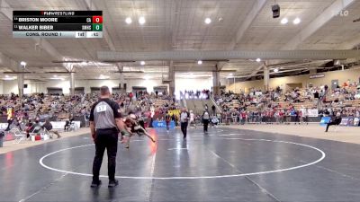 A 138 lbs Cons. Round 1 - Briston Moore, Cascade High School vs Walker Biber, Stone Memorial High School