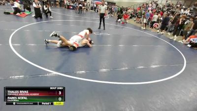 144 lbs Champ. Round 1 - Thales Rivas, Tom Eagle Wrestling Academy vs Fares Nofal, California