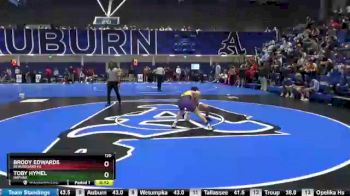 120 lbs Cons. Round 2 - Brody Edwards, Beauregard HS vs Toby Hymel, Daphne