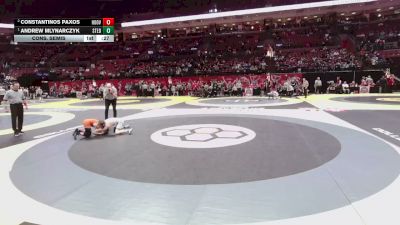 106 lbs Cons. Semis - Andrew Mlynarczyk, St. Edward vs Constantinos Paxos, Hoover