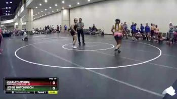 165 lbs Round 8 (10 Team) - Jessie Hutchinson, Iowa T-Wrecks vs Jocelyn Ambriz, Nebraska Tidal Wave