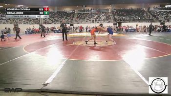 133 lbs Consi Of 16 #1 - Kennessa Cochran, Putnam City vs Abigail Jones, Bixby JH Girls