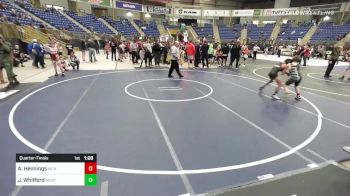 90 lbs Quarterfinal - August Hennings, NE Boyz vs Johnny Whitford, Westlake