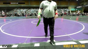 52 lbs Round Of 16 - Tanner Houck, Oroville Rattlers vs Jess Aigner, La Pine Hawks