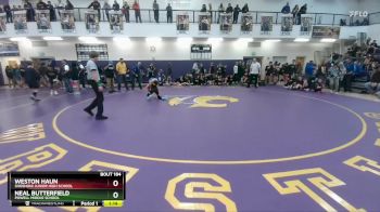 84 lbs Cons. Round 2 - Neal Butterfield, Powell Middle School vs Weston Haun, Shoshoni Junior High School