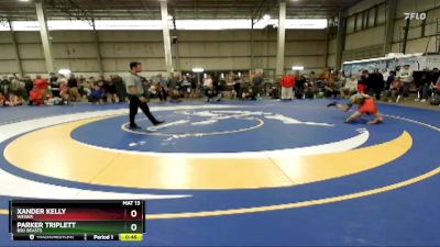 90 lbs Cons. Round 2 - Xander Kelly, Weiser vs Parker Triplett, BSD Beasts