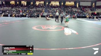 100 lbs Round 2 - Bryn Cespedes, North Harford vs Laura Moats, Northern-G