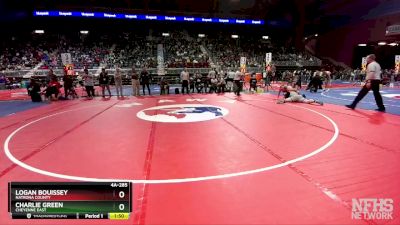 4A-285 lbs Semifinal - Logan Bouissey, Natrona County vs Charlie Green, Cheyenne East