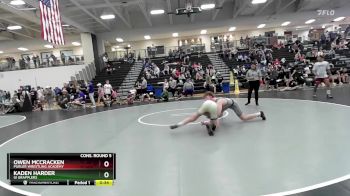 157 lbs Cons. Round 5 - Kaden Harder, GI Grapplers vs Owen Mccracken, Purler Wrestling Academy