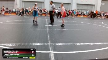 120/130 Round 2 - Camden Collins, U.S. 19 Wrestling Club vs James VanTuinen, MI Premier WC