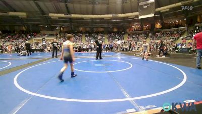 76 lbs Round Of 32 - Joe Hinz, Weatherford Youth Wrestling vs Jacen Calhoun, Lions Wrestling Academy