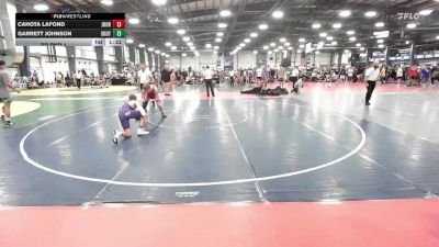 126 lbs Rr Rnd 1 - Cahota Lafond, Journeymen Wrestling Red vs Garrett Johnson, Team Shutt Garnett Trained