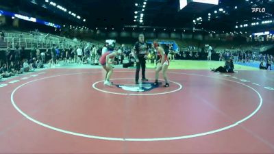135 lbs Champ. Round 2 - ELLA HUGHES, Jefferson vs Riley Toomey, Middleburg