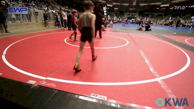 55 lbs Semifinal - Vincent Burgo, Team Tulsa Wrestling Club vs Garrett Potts, Wagoner Takedown Club