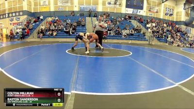 78 lbs Round 1 (8 Team) - Easton Sanderson, Leo Wrestling Club vs Colton Millikan, Husky Wrestling Club