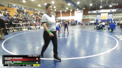 138 lbs Cons. Round 4 - Gabriel Pacheco, Central Union vs Hayden Gonzalez, Lemoore