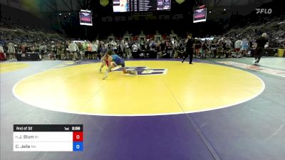 132 lbs Rnd Of 32 - Jackson Blum, MI vs Christian Jelle, MN