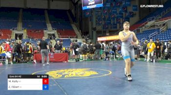 220 lbs Cons 64 #2 - Matt Kelly, New York vs Zachary FiGart, Virginia