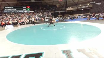 Boys 2A 113 lbs 1st Place Match - Nery Rivas, Orting vs Ryder Lessard, Aberdeen