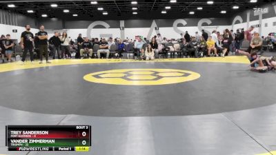 75 lbs Round 1 (6 Team) - Vander Zimmerman, Triumph vs Trey Sanderson, Fort Hammers
