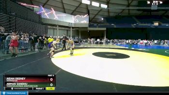 113 lbs Round 3 - Aidan Deeney, Washington vs Arman Sandhu, Takedown Express Wrestling Club