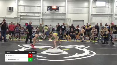 70 lbs Round 6 - Milo Hake, Lil Rebels vs Owen Anderson, Grindhouse Wrestling Club