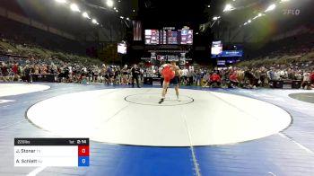 220 lbs Rnd Of 32 - Jarrett Stoner, Texas vs Aidan Schlett, New Jersey