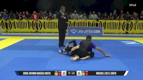 Michael Luiz B. Costa vs Jorge Antonio Macías Arista 2025 Pan IBJJF Jiu-Jitsu No-Gi Championship