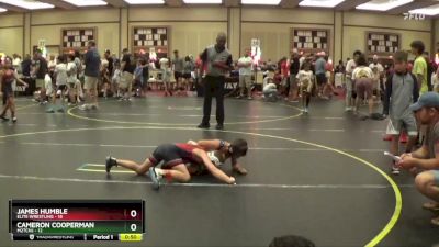 70 lbs Round 3 (6 Team) - James Humble, Elite Wrestling vs Cameron Cooperman, M2TCNJ