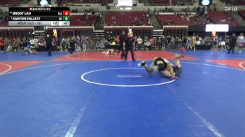 151 lbs Cons. Semi - Sawyer Pallett, Laurel Matburners vs Brody Lau, Flathead
