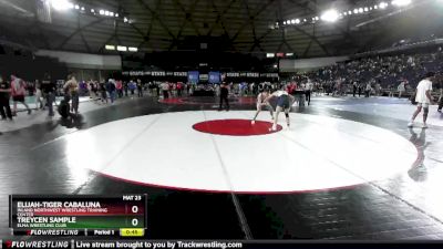 132 lbs Cons. Round 3 - Elijah-tiger Cabaluna, Inland Northwest Wrestling Training Center vs Treycen Sample, Elma Wrestling Club