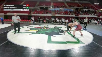 157 lbs Round 5 - 1st, 3rd, 5th, And 7th - Roen Werner, Katy Cinco Ranch vs Carter Teichman, Austin Vandegrift