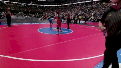 G110-4A 3rd Place Match - Keily Molina Deleon, Fort Morgan Girls vs Izabella Martinez, Las Animas Girls