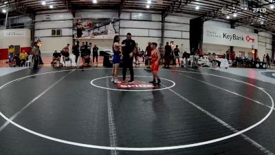 55 kg Cons. Round 3 - Brady Byrd, Warrior Regional Training Center vs Dominic Pascoe, Cougar Wrestling Club