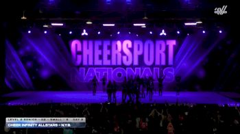 Cheer Infinity Allstars - N.Y.B. [2026 L2 Senior - D2 - Small - B Day 2] 2026 CHEERSPORT National All Star Cheerleading Championship