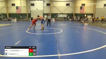 285 lbs Prelims - Jaxon Taubenheim, Amherst High School vs Brandon Moore, Kearney High School JV