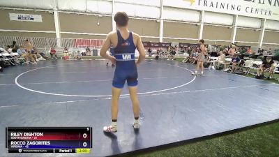 157 lbs Round 1 (8 Team) - Riley Dighton, South Dakota vs Rocco Zagorites, Virginia