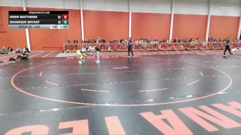 149 lbs Cons. Round 3 - Shamique Bryant, Siena Heights University vs Drew Matthews, Defiance College