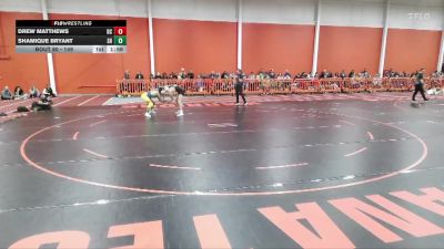 149 lbs Cons. Round 3 - Shamique Bryant, Siena Heights University vs Drew Matthews, Defiance College