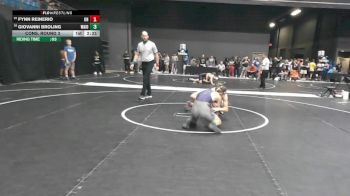 125 lbs Cons. Round 3 - Fynn Reinerio, Unattached vs Giovanni Broling, Waldorf (Iowa)