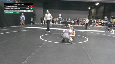 125 lbs Cons. Round 3 - Fynn Reinerio, Unattached vs Giovanni Broling, Waldorf (Iowa)