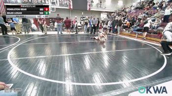 64 lbs Rr Rnd 1 - Pendleton Bear, Woodland Wrestling Club vs Miles Logan, Tonkawa Takedown Club