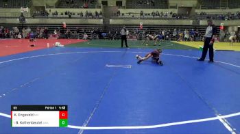 65 lbs Round 5 - Brycen Kothenbeutel, Summit Wrestling Academy vs Kamdyn Engevold, Marshfield Wrestling