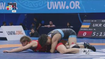 68 kg 1/4 Final - Manola Skobelska, Ukraine vs Jia Long, China