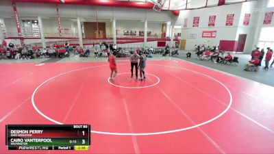 184 lbs Cons. Round 2 - Desmon Perry, Ohio Wesleyan vs Cairo Vanterpool, Wilmington