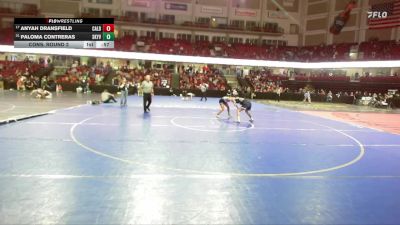 120 lbs Cons. Round 2 - Paloma Contreras, Skyview vs Anyah Dransfield, Caldwell