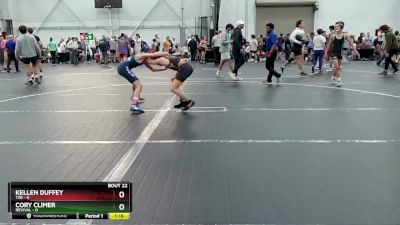 98 lbs Round 6 (8 Team) - Kellen Duffey, TSB vs Cory Climer, Revival