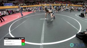 105 lbs Round Of 16 - Brandon Gillespie, Perkins vs Yoselin Hernandez, OKC Saints Wrestling