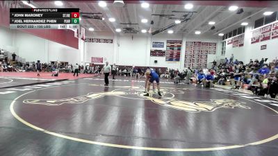 150 lbs Quarterfinal - John Maroney, St Joseph vs Joel Hernandez Phen, Plainville